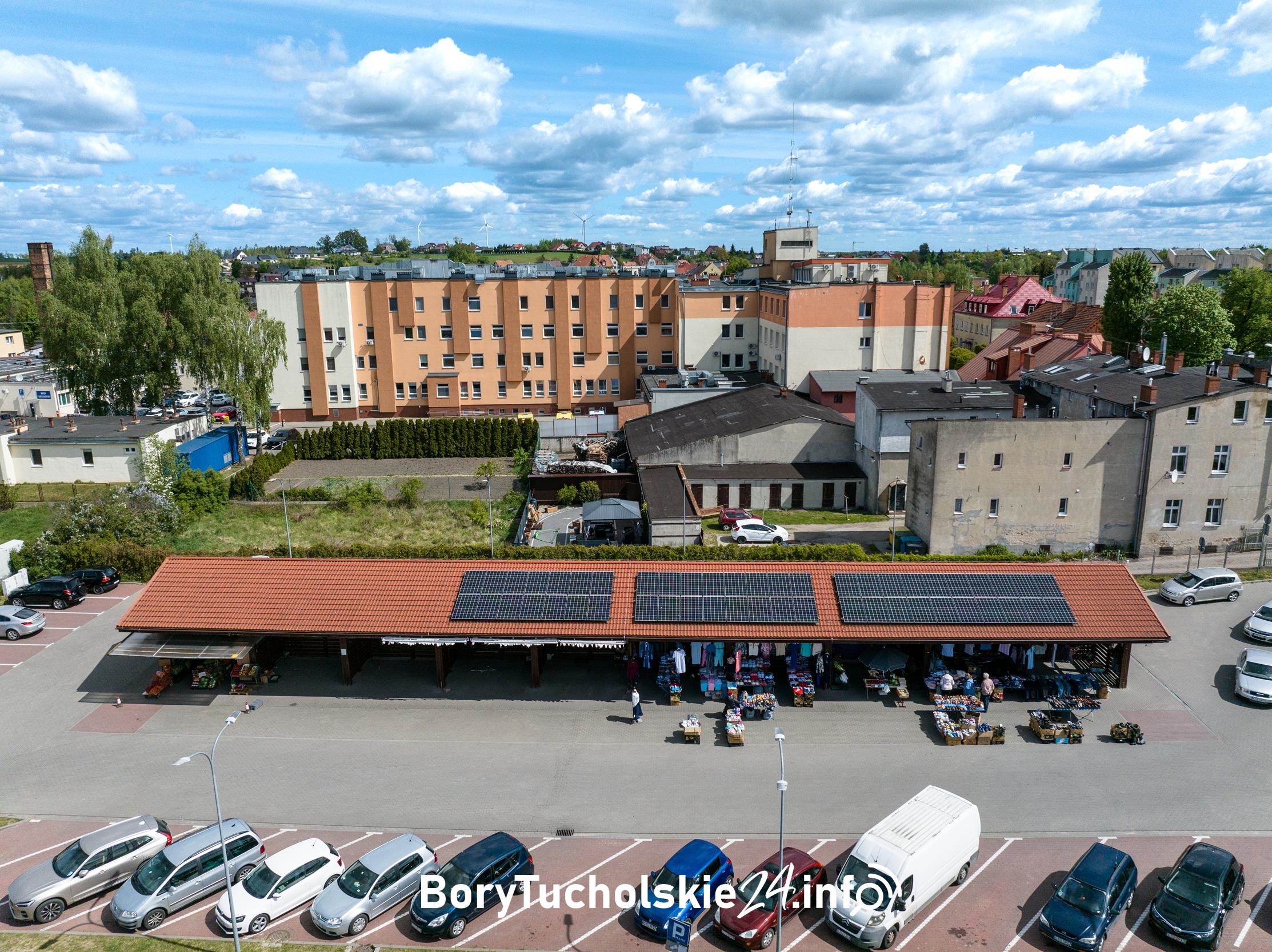 Targowisko w Tucholi.