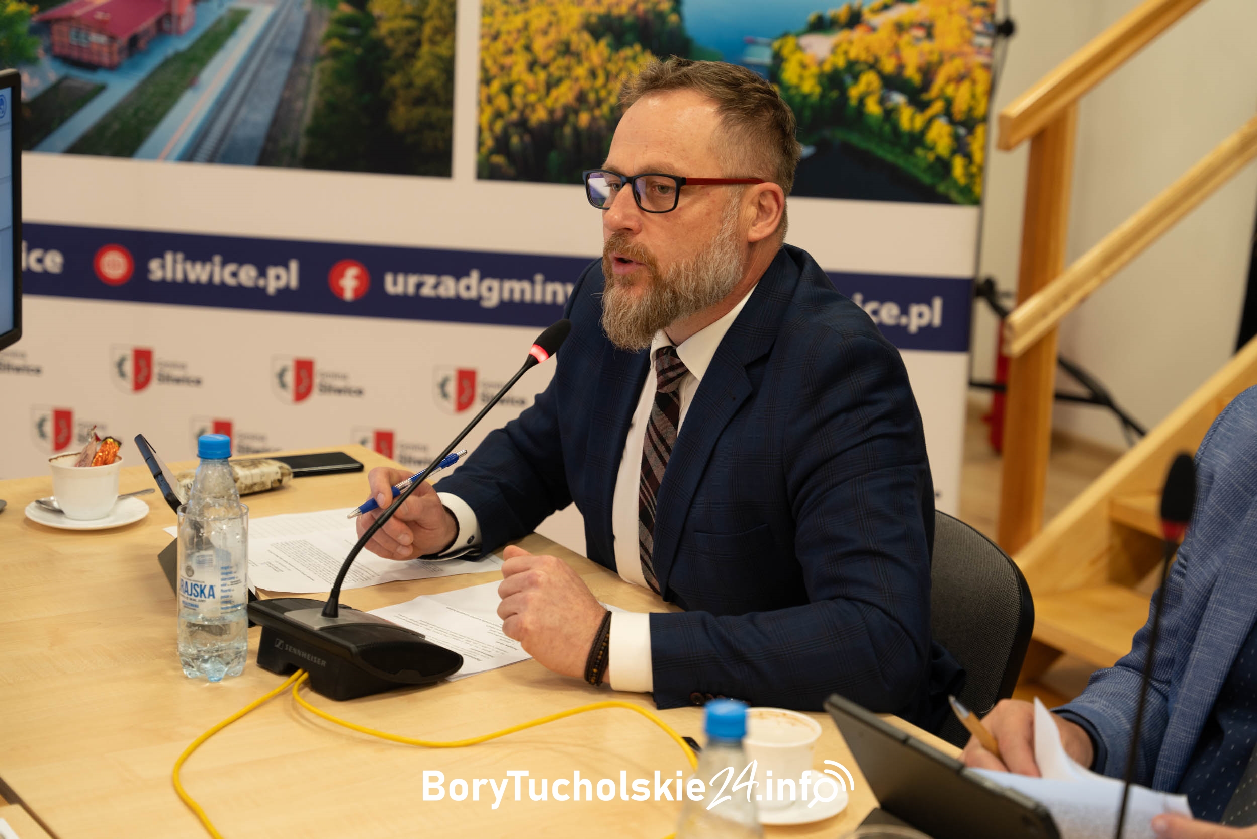 Zbigniew Zwolińskki Przewodniczący Rady Gminy Śliwice