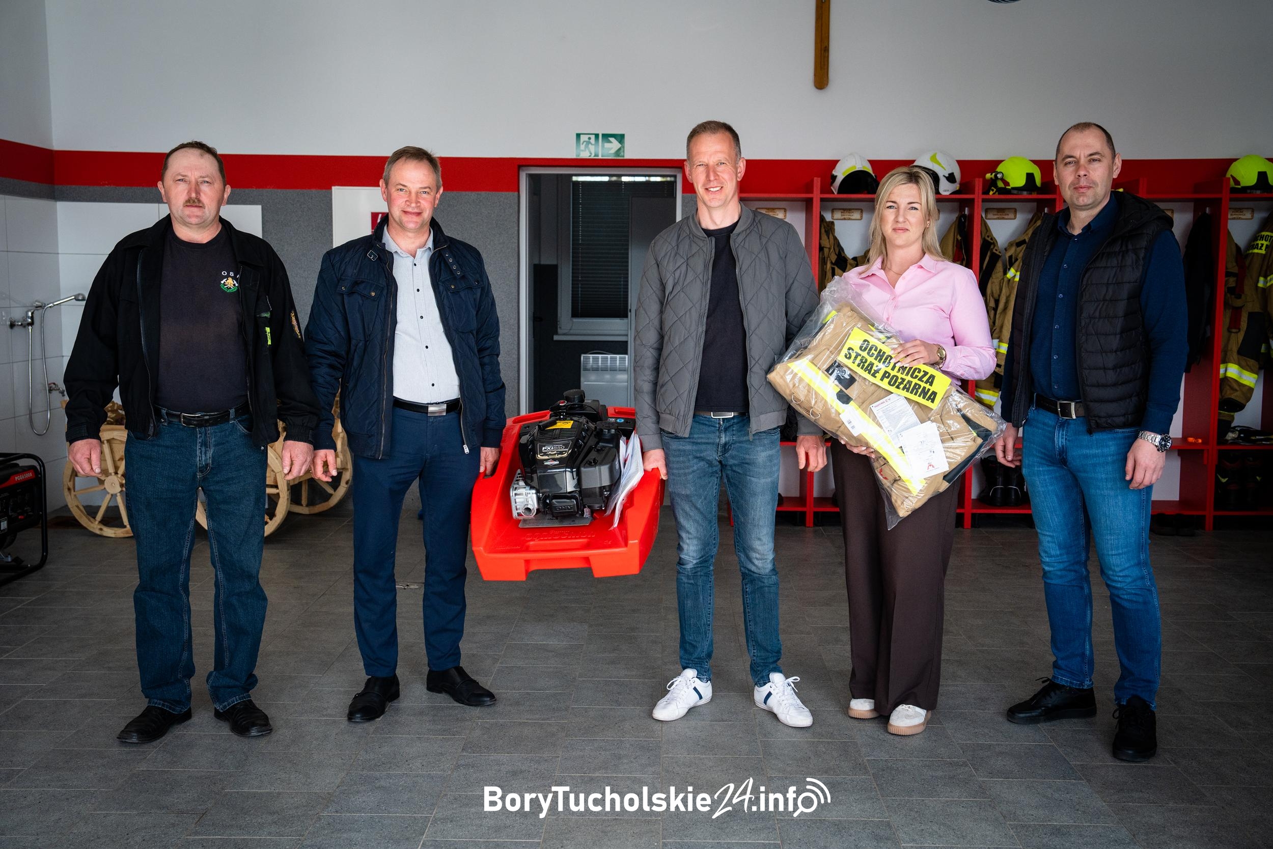 Nowy sprzęt strażacki dla OSP w Kręgu