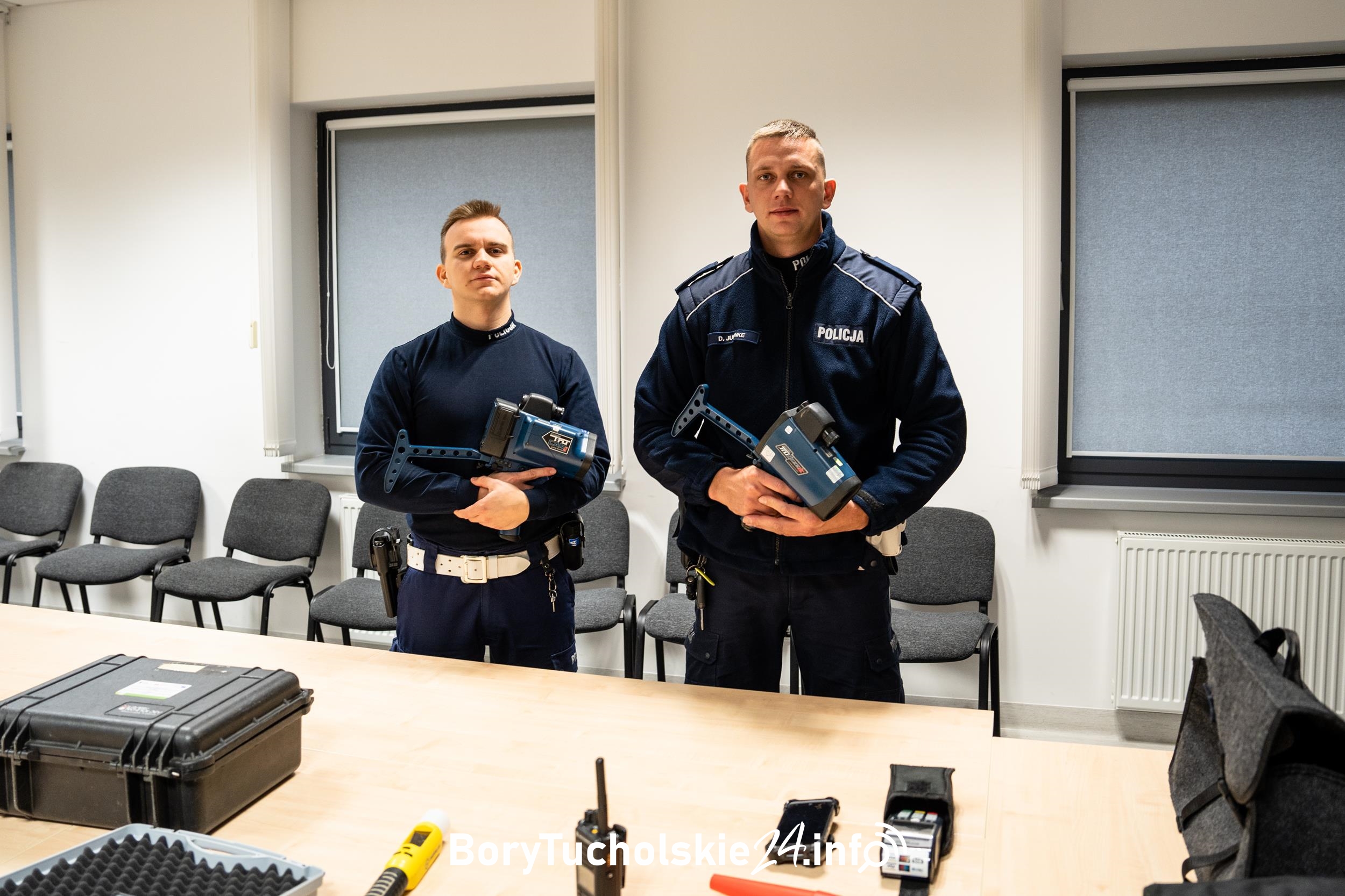 st. post. Dawid Giersz i post. Dawid Juhnke