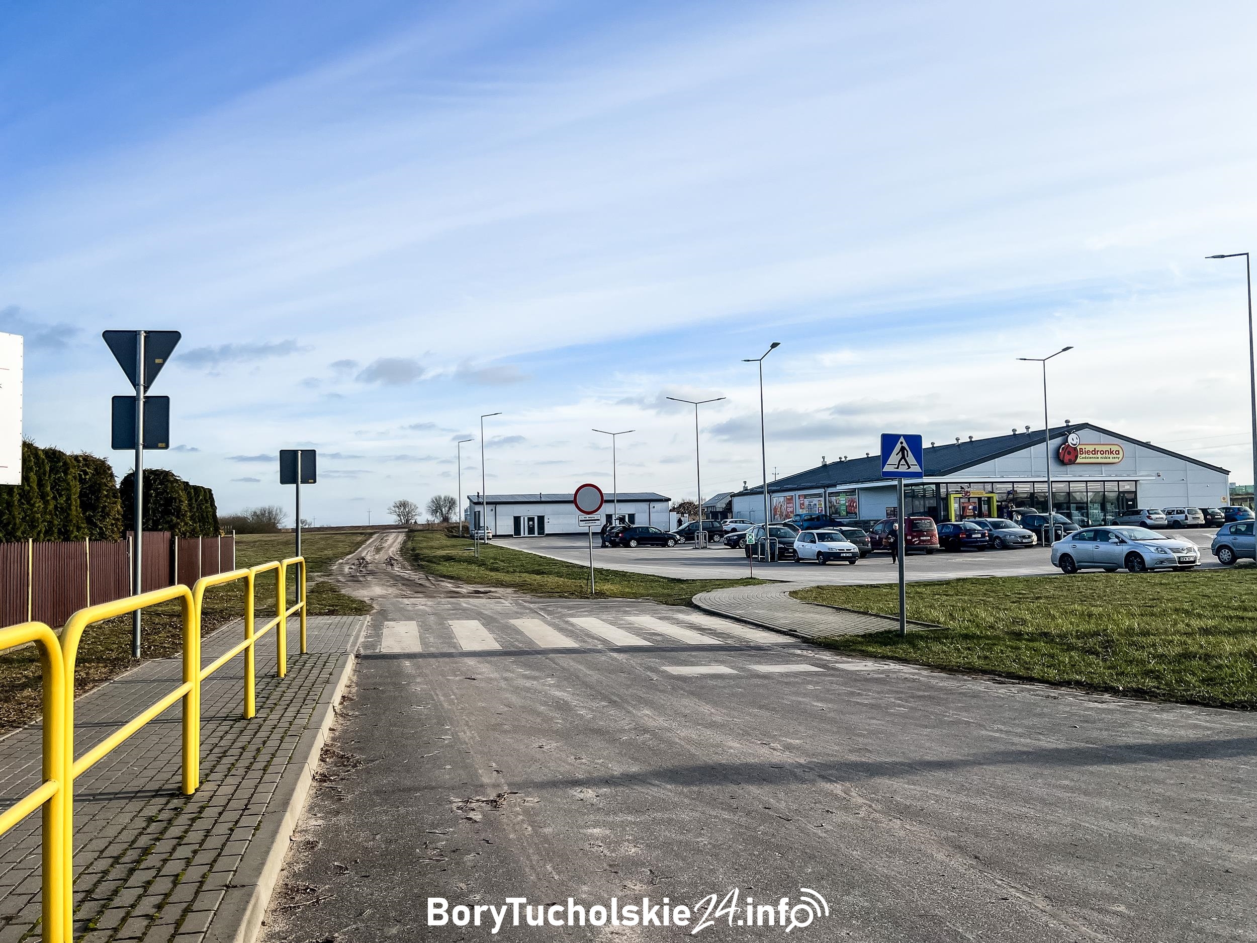 Droga Biedronka gmina Śliwice