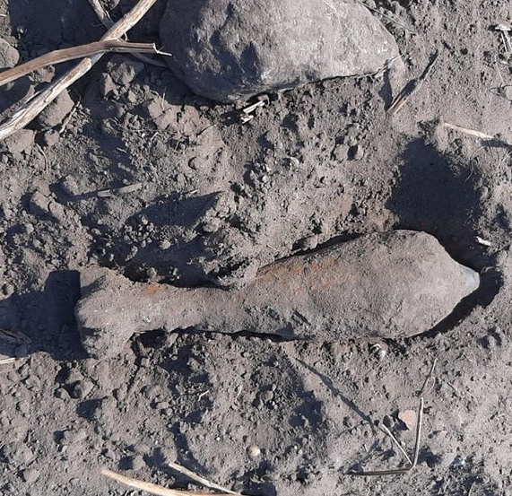 Niewybuch w Bladowie