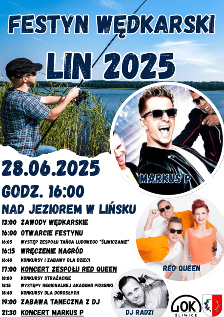 Już w najbliższą sobotę Festyn Wędkarski Lin