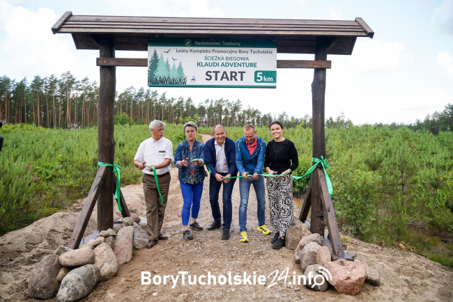 Otwarto „Klaudi Adventure 5km” w Nadleśnictwie Trzebciny (FOTO)