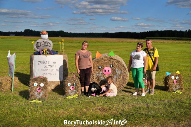 Witacze i przygotowania do dożynek w gminie Śliwice (FOTO, WIDEO)