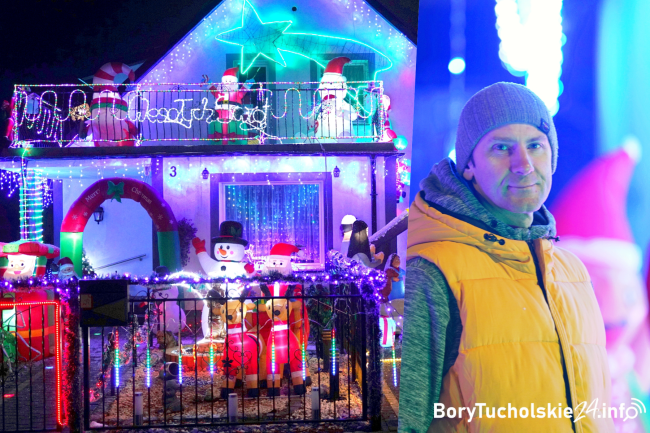 Świąteczny dom pana Jarka zaprasza od Czerska po Bory Tucholskie i... cały świat! (FOTO, WIDEO)