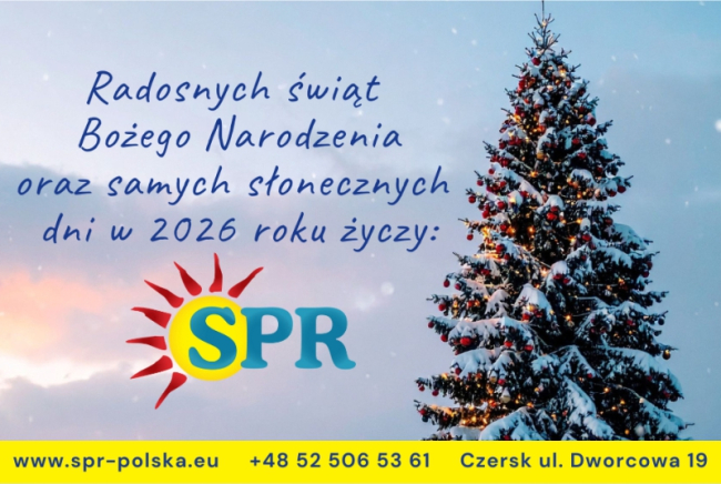 Życzenia świąteczne od firmy SPR Polska