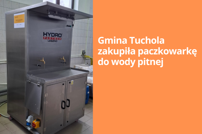 Nowe zabezpieczenie dostaw wody pitnej w gminie Tuchola