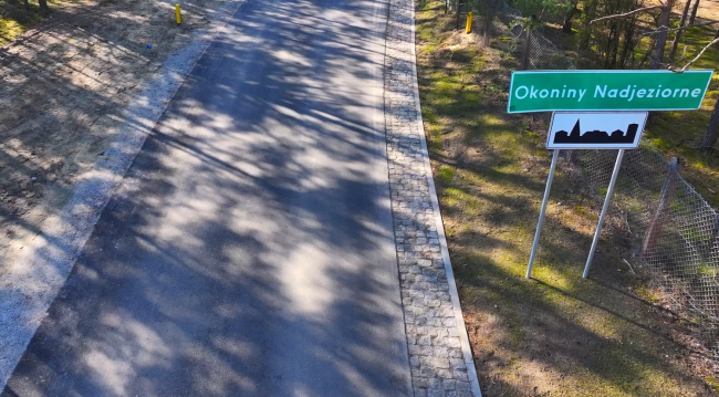 Kolejna realizacja firmy Marbruk. Droga Okoniny Nadjeziorne - Główka