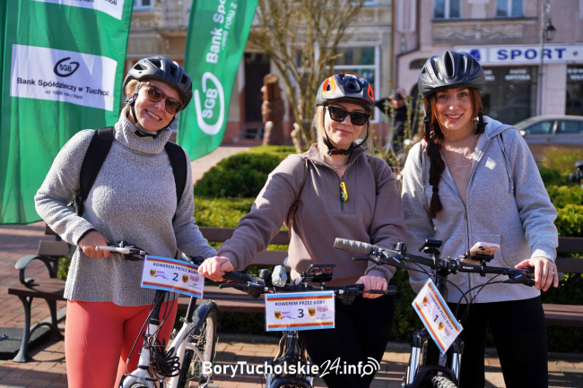 Rowerem przez Bory - pierwszy rajd wystartował w Tucholi (FOTO, WIDEO)