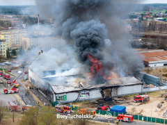 Pożar Czersk. Pożar market 14