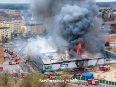 Pożar Czersk. Pożar market 16