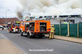 Pożar Czersk. Pożar market 17