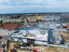 Pożar Czersk. Pożar market