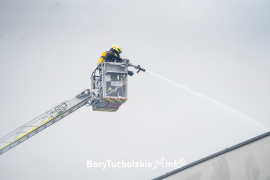 Pożar Czersk. Pożar market 10