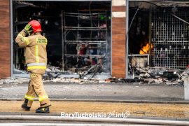 Pożar Czersk. Pożar market 15