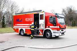 Pożar Czersk. Pożar market 20