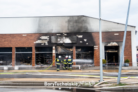 Pożar Czersk. Pożar market 21