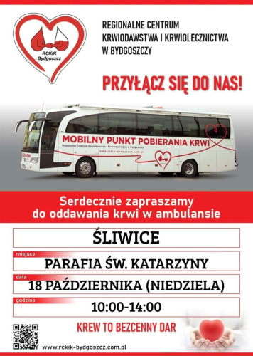 Oddaj krew w Śliwicach